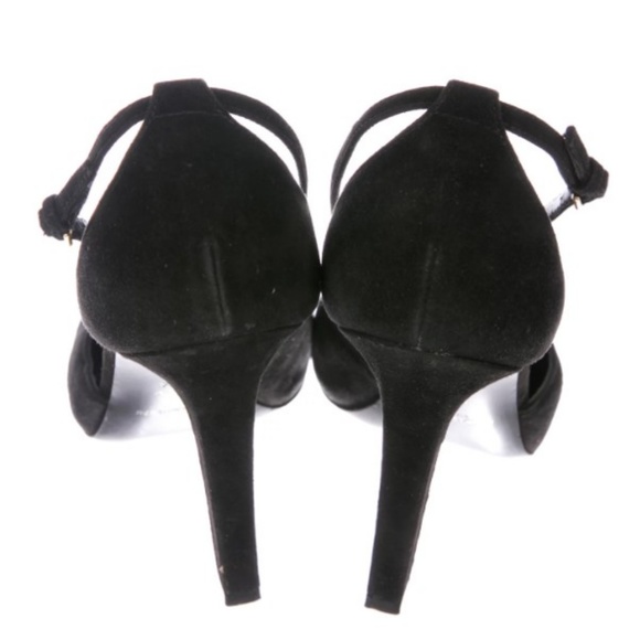 YVES SAINT LAURENT Embellished T-Strap Pumps Sz8.5 - Picture 4 of 5